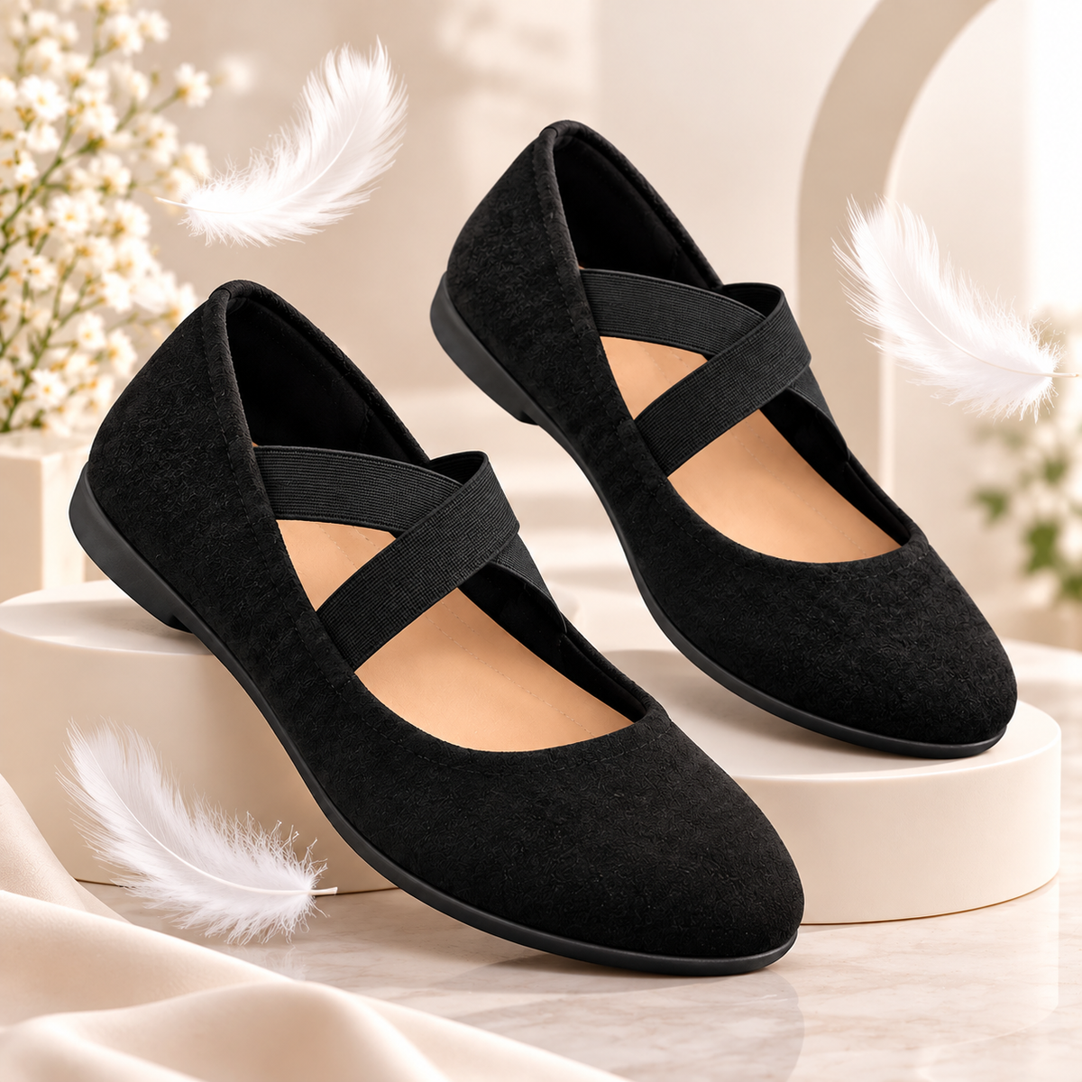 ✨Oferta De Ballerina Coqueteé de Tiras Cruzadas ✨| Comodidad y Estilo🎀