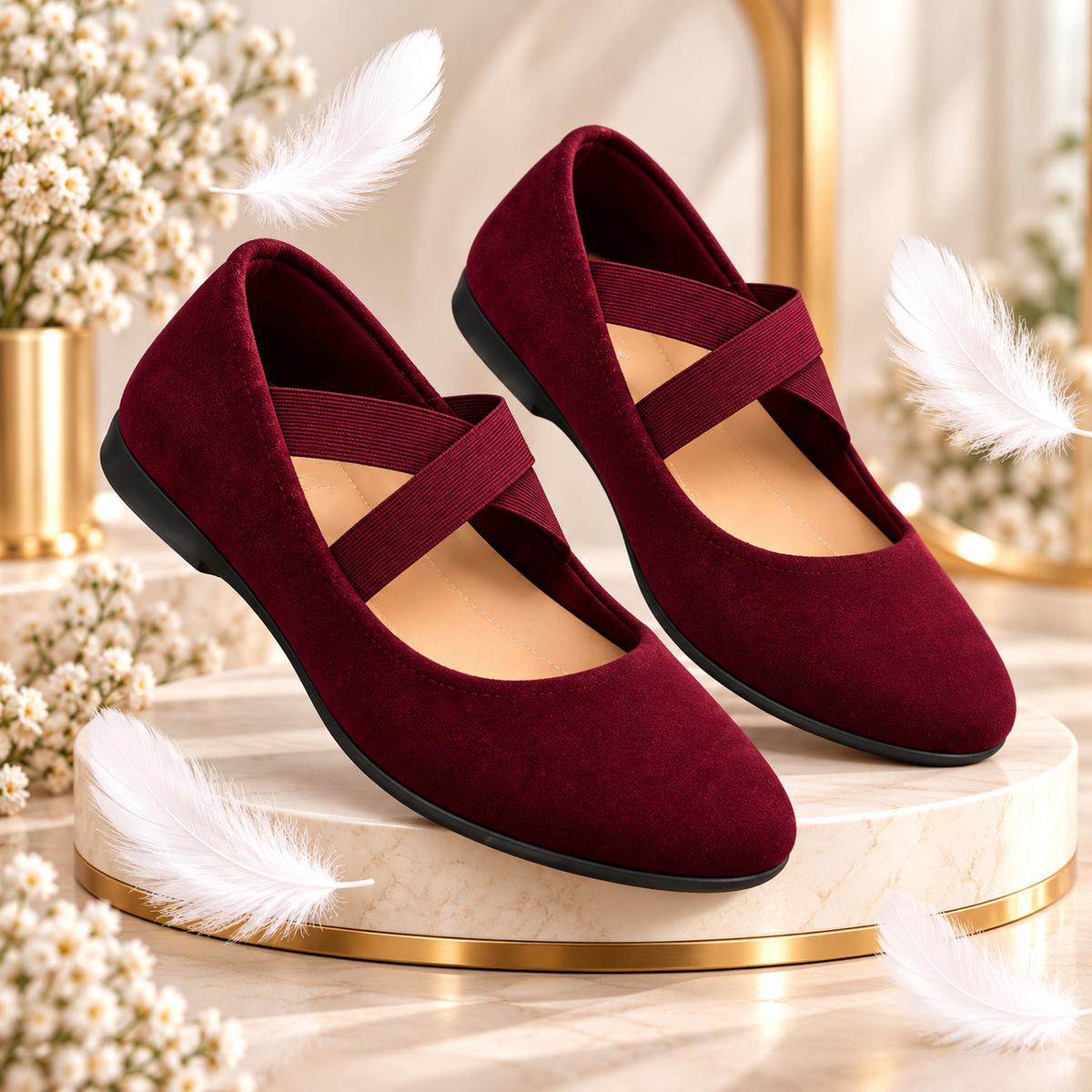 ✨Oferta De Ballerina Coqueteé de Tiras Cruzadas ✨| Comodidad y Estilo🎀